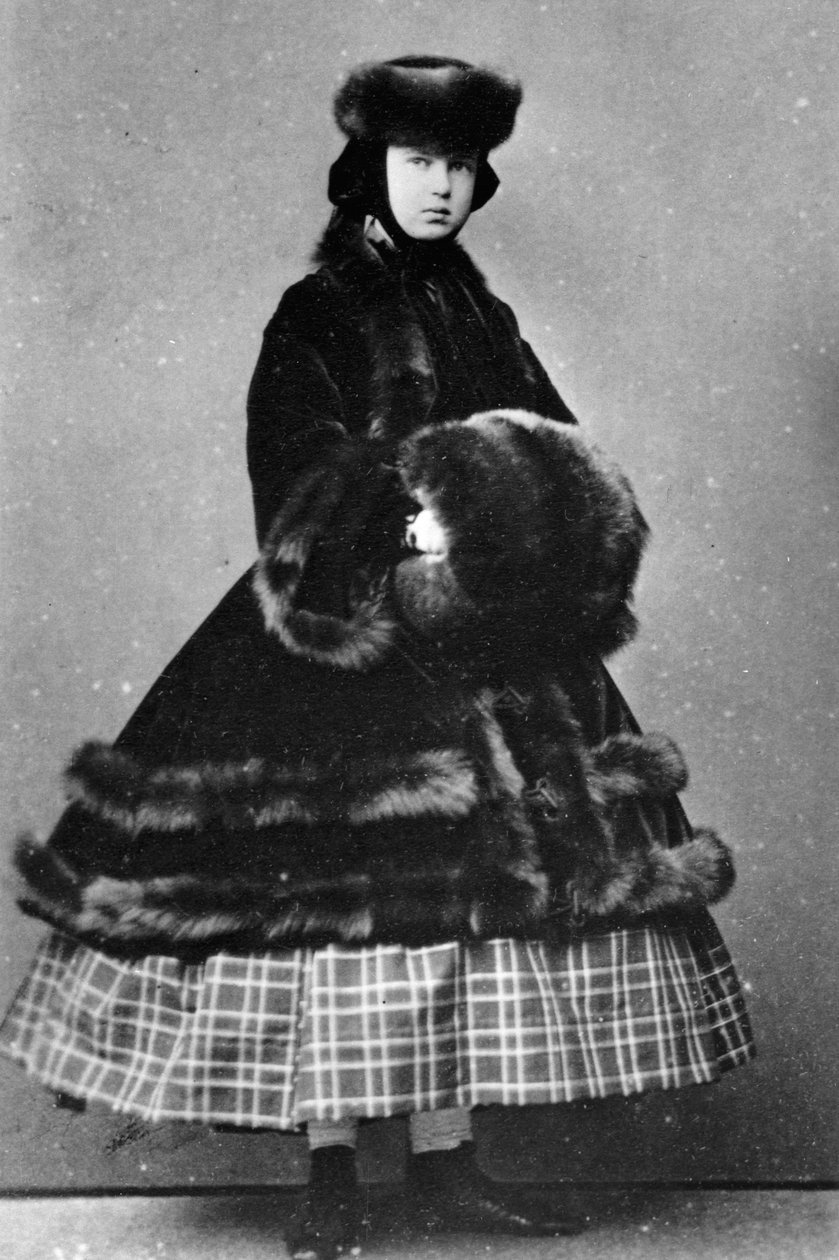 Storhertuginne Maria Alexandrovna av Russland, c1861-c1865 av Unbekannt