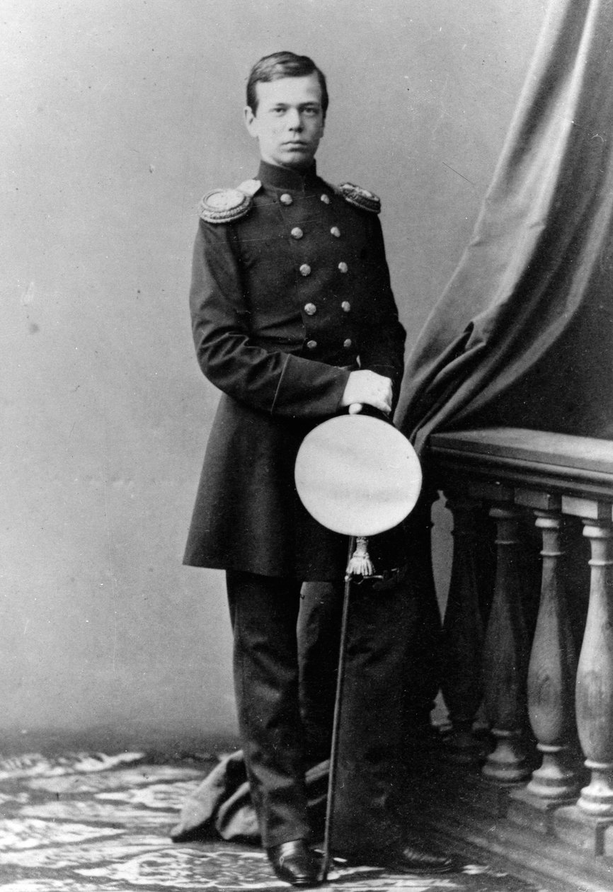 Storhertug Alexander Aleksandrovich av Russland, c1860-c1861 av Unbekannt