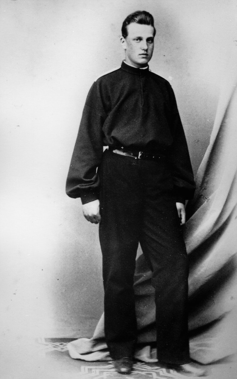 Storhertug Alexei Alexandrovich av Russland, c1866-c1870 av Unbekannt