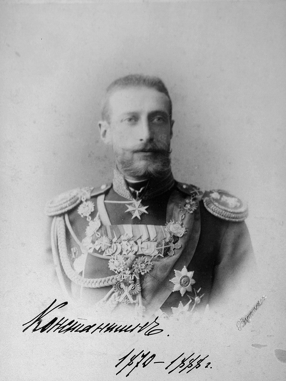 Storhertug Constantine Constantinovich av Russland, 1880-tallet av Unbekannt