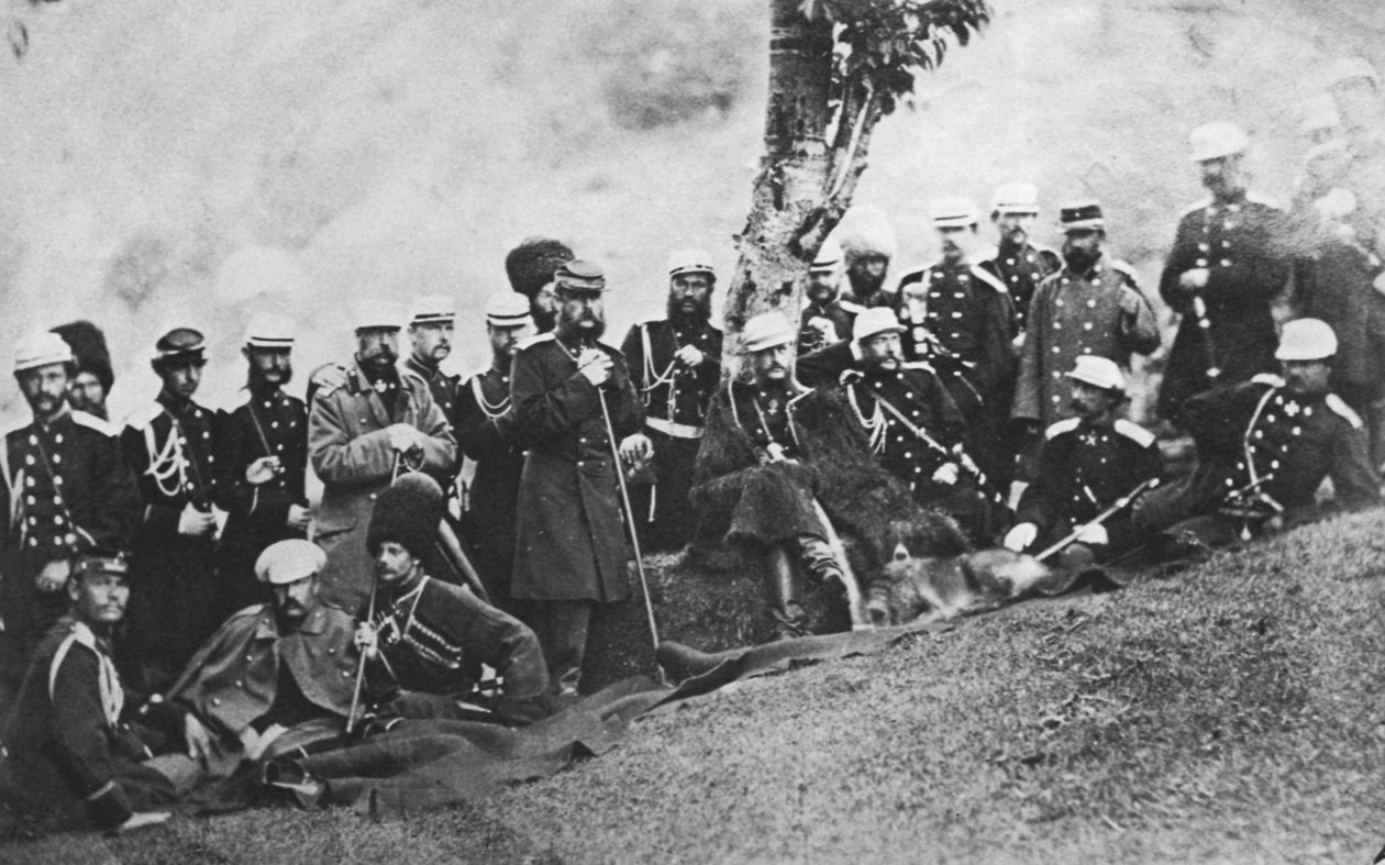 Storhertug Michael Nikolaevich av Russland på ekspedisjon, ca 1880 av Unbekannt