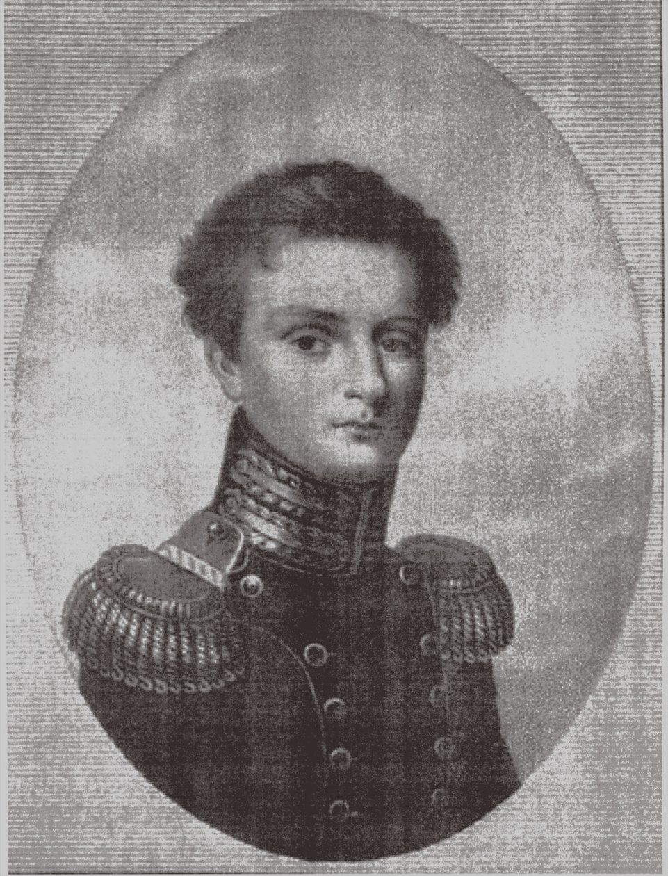 Storhertug Michael Pavlovich av Russland 1798-1849, ca. 1815 av Unbekannt