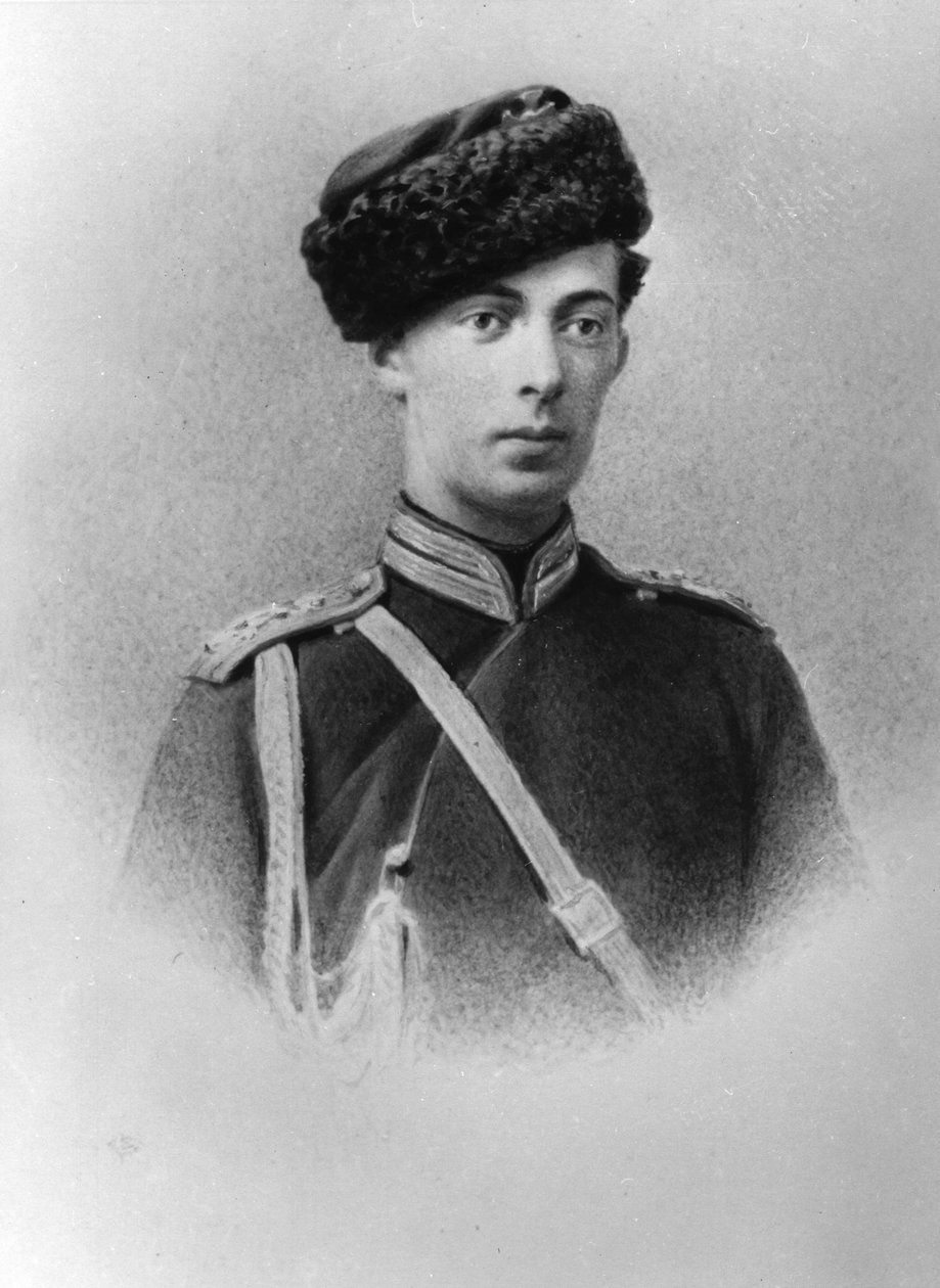 Storhertug Nicholas Alexandrovich av Russland, c1862-c1863 av Unbekannt