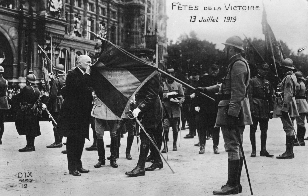 Stor seiersparade, Paris, Frankrike, 14. juli 1919 av Unbekannt