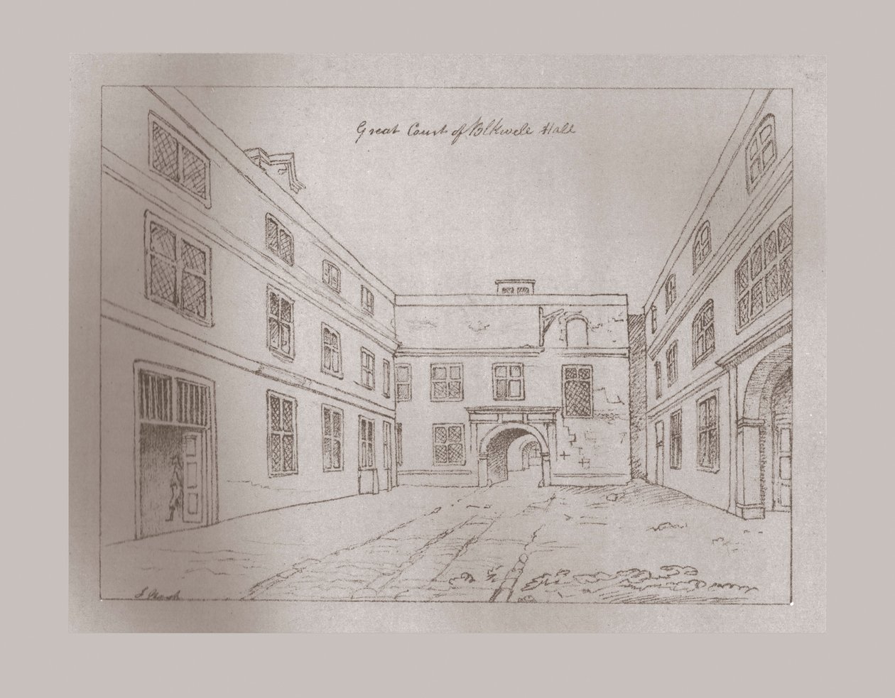 Great Court of Blackwell Hall, 1886 av Unbekannt