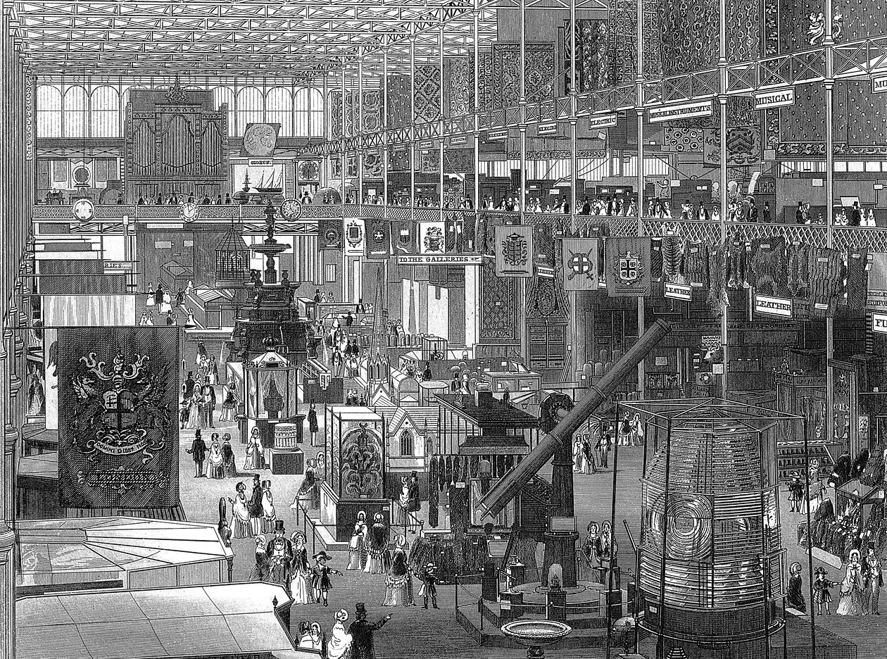 Flott utstilling i Crystal Palace, Hyde Park, London, 1851 av Unbekannt