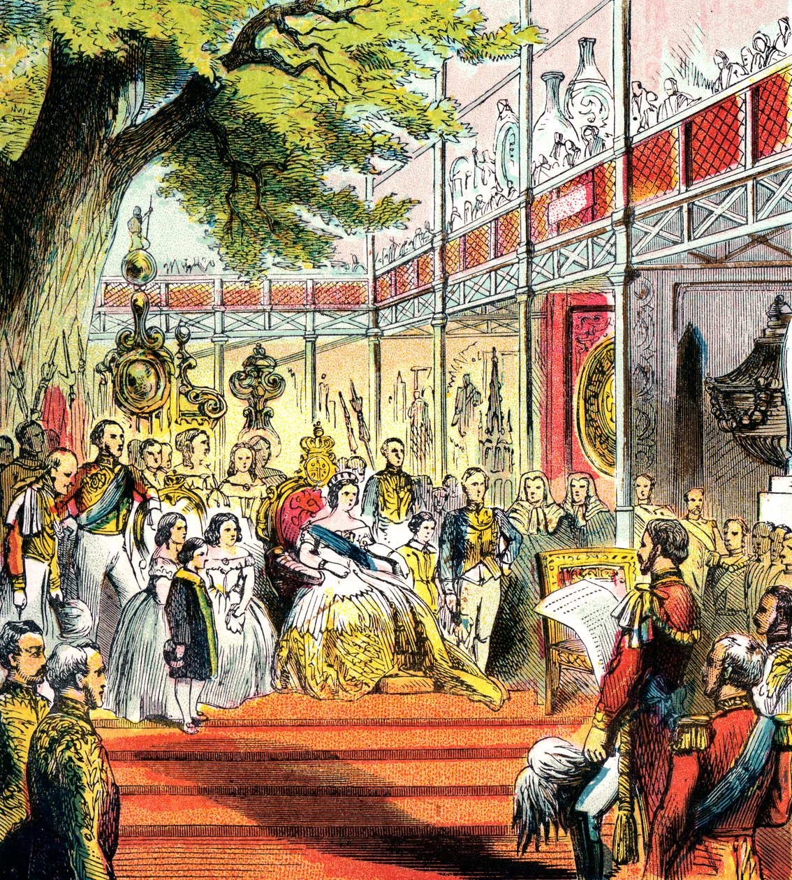 Stor utstilling fra 1851, c1850-årene av Unbekannt