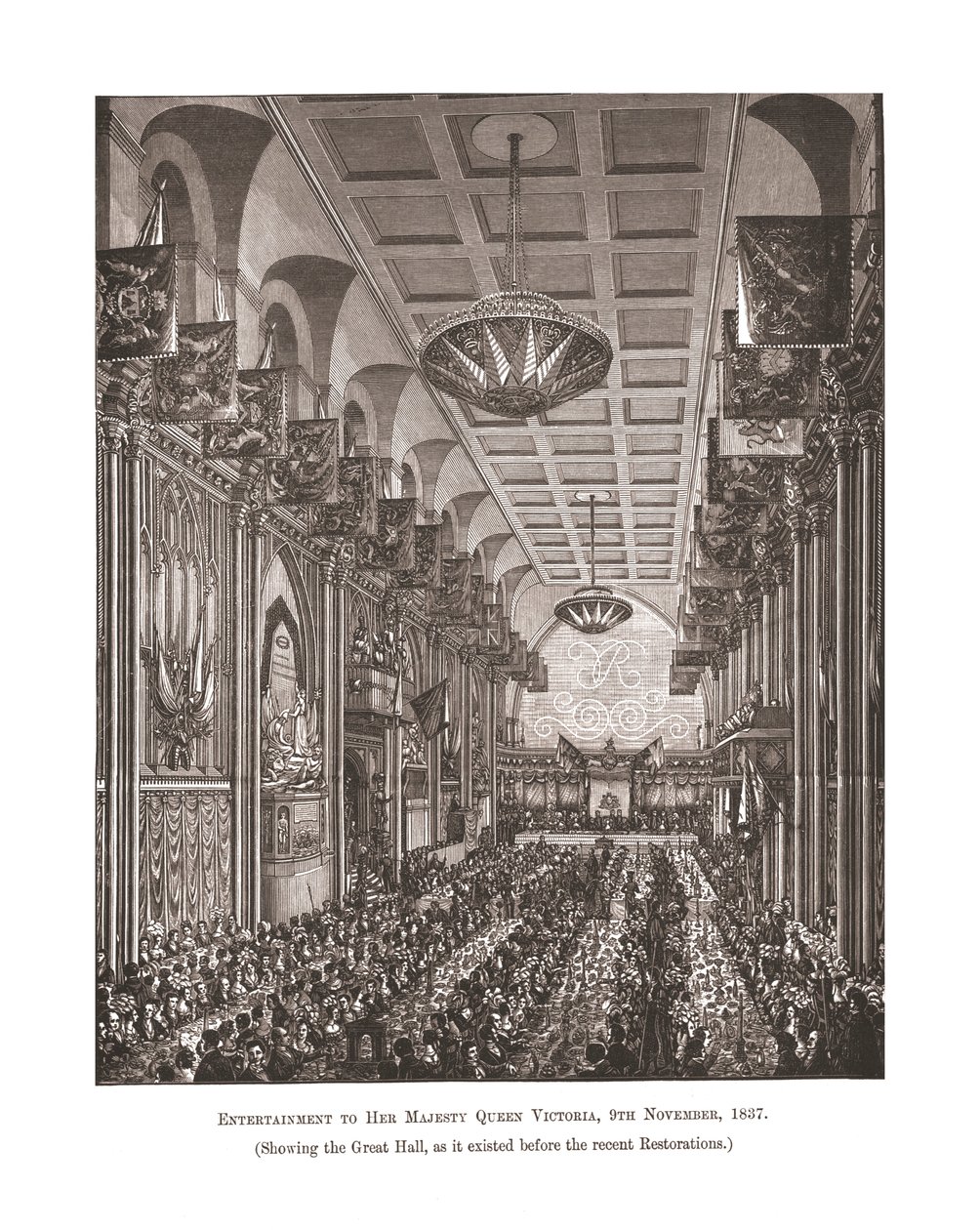 Great Hall Guildhall, 1837, 1886 av Unbekannt