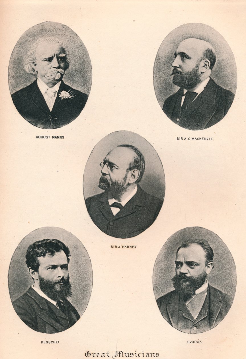 Store musikere - Plate VIII., 1895 av Unbekannt