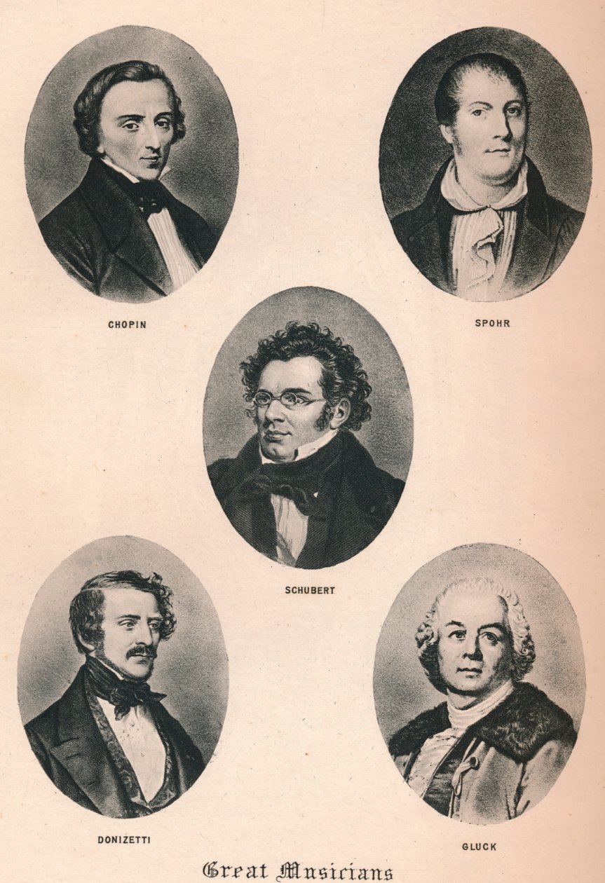 Store musikere - Plate XIII., 1895 av Unbekannt