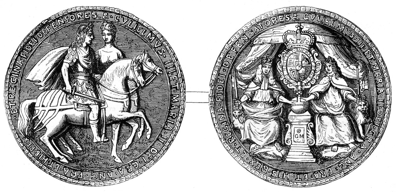 Great Seal of William and Mary, 1800-tallet av Unbekannt