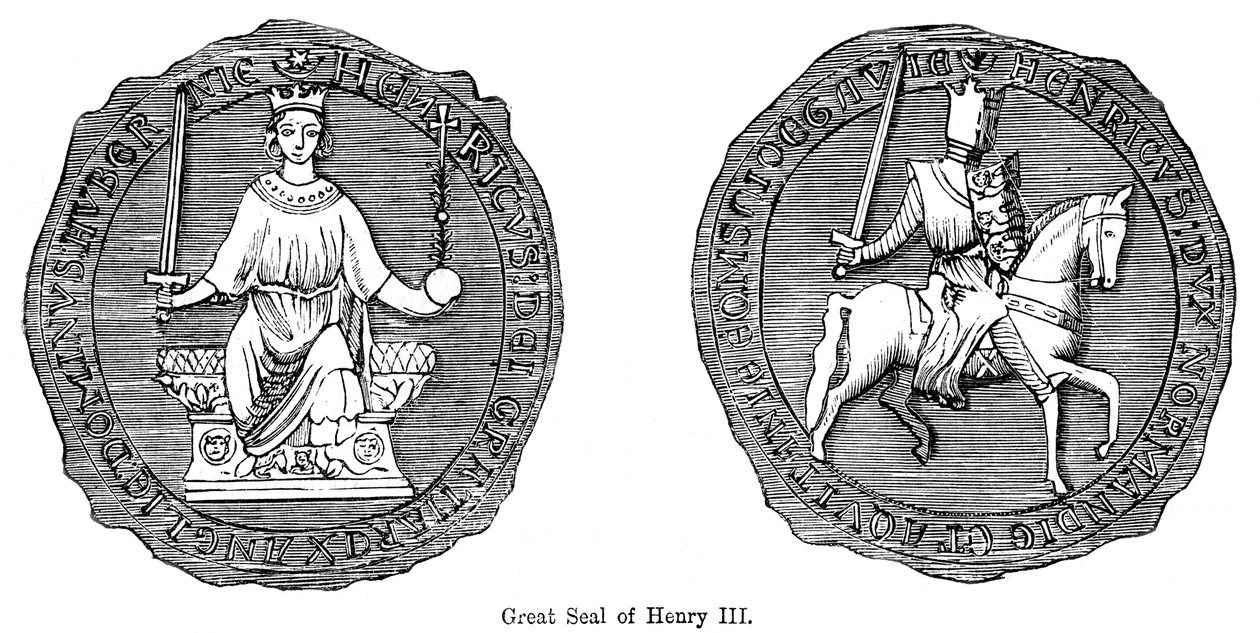 Stort segl av Henry III av Unbekannt