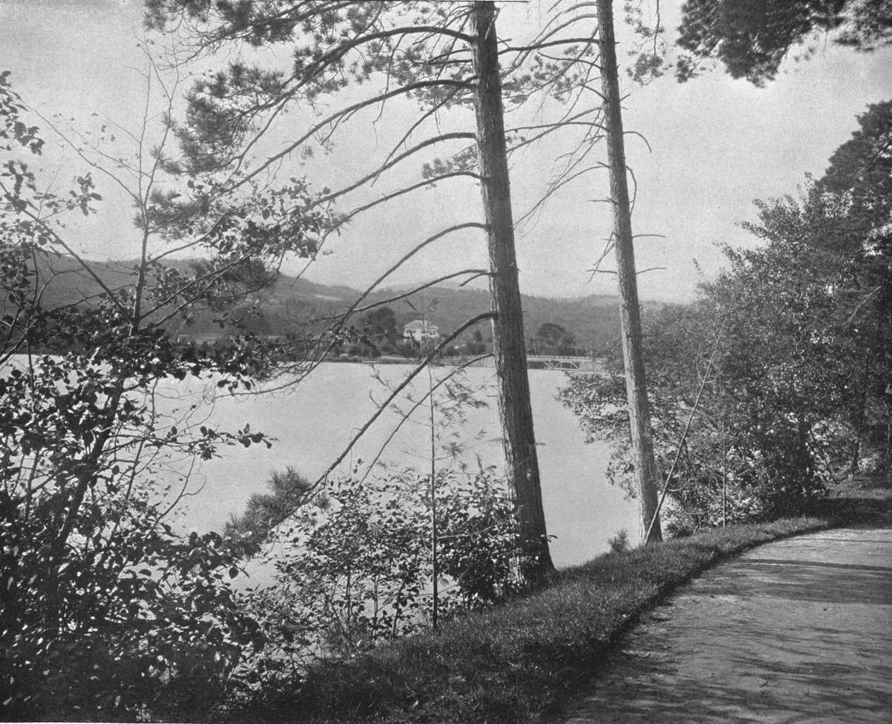 Green Island, Lake George, New York State, USA, c1900. av Unbekannt