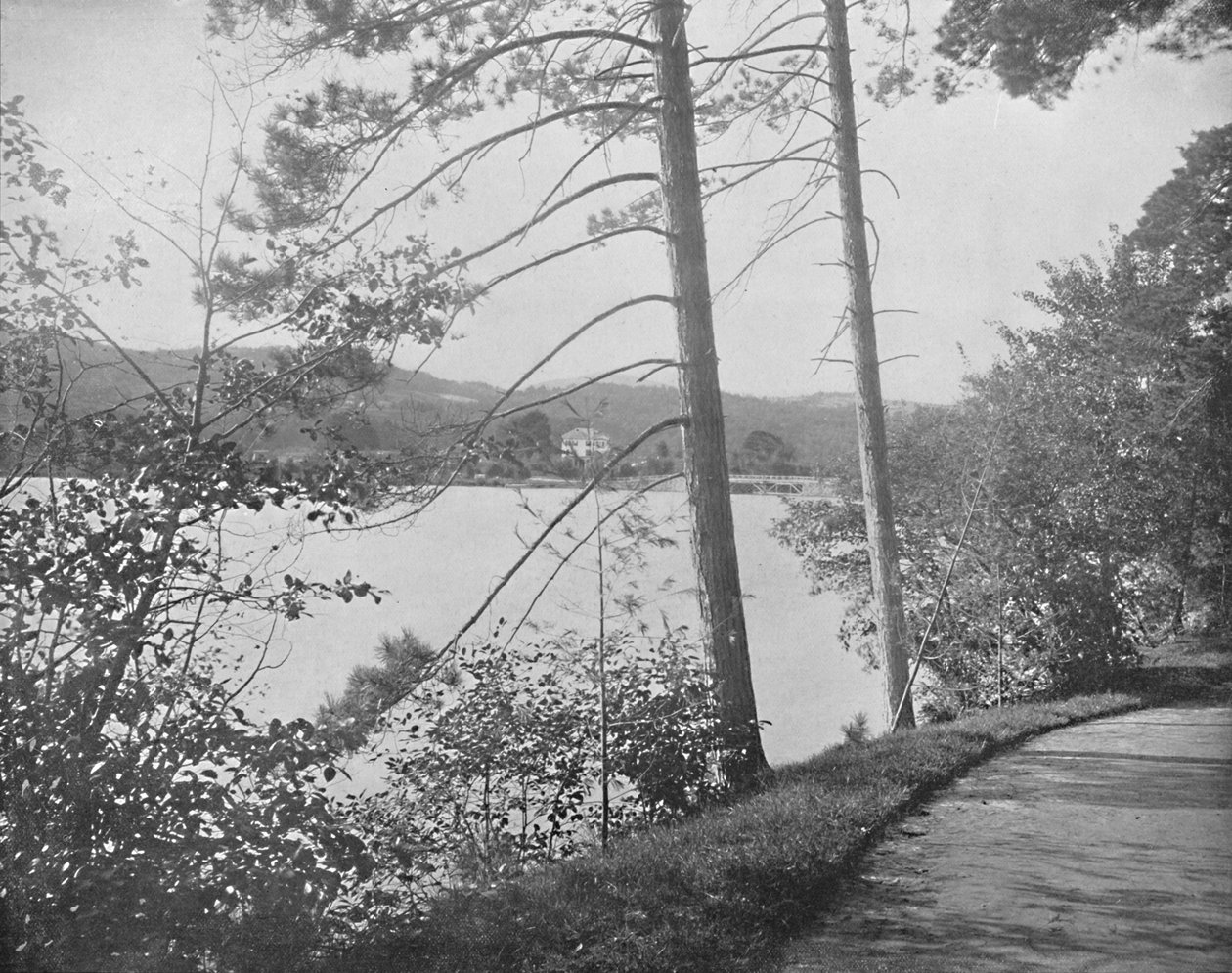 Green Island, Lake George, New York, c1897. av Unbekannt