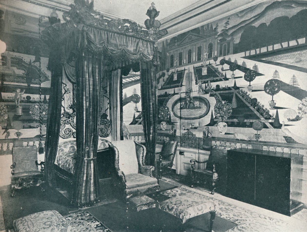 Green Velvet Room, Stoke Edith, c1909 av Unbekannt