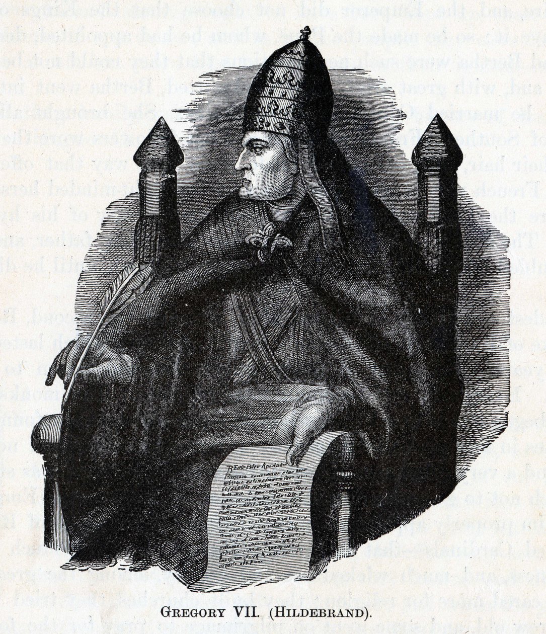 Gregor VII Hildebrand, 1882 av Unbekannt