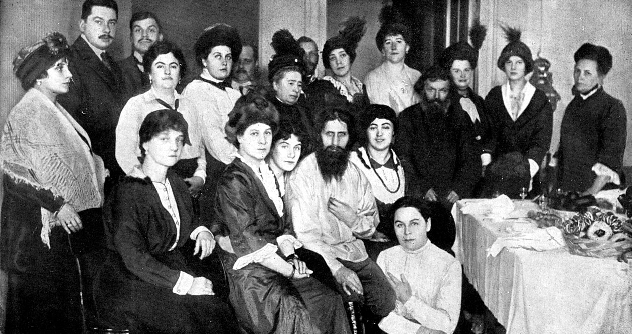 Grigori Rasputin, russisk bonde, hellig mann og mystiker av Unbekannt