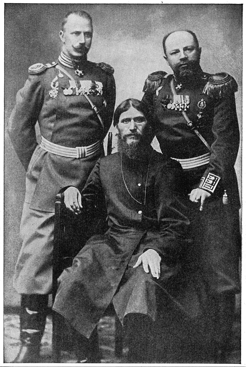 Grigoriy Efimovich Rasputin, russisk mystiker og hellig mann av Unbekannt