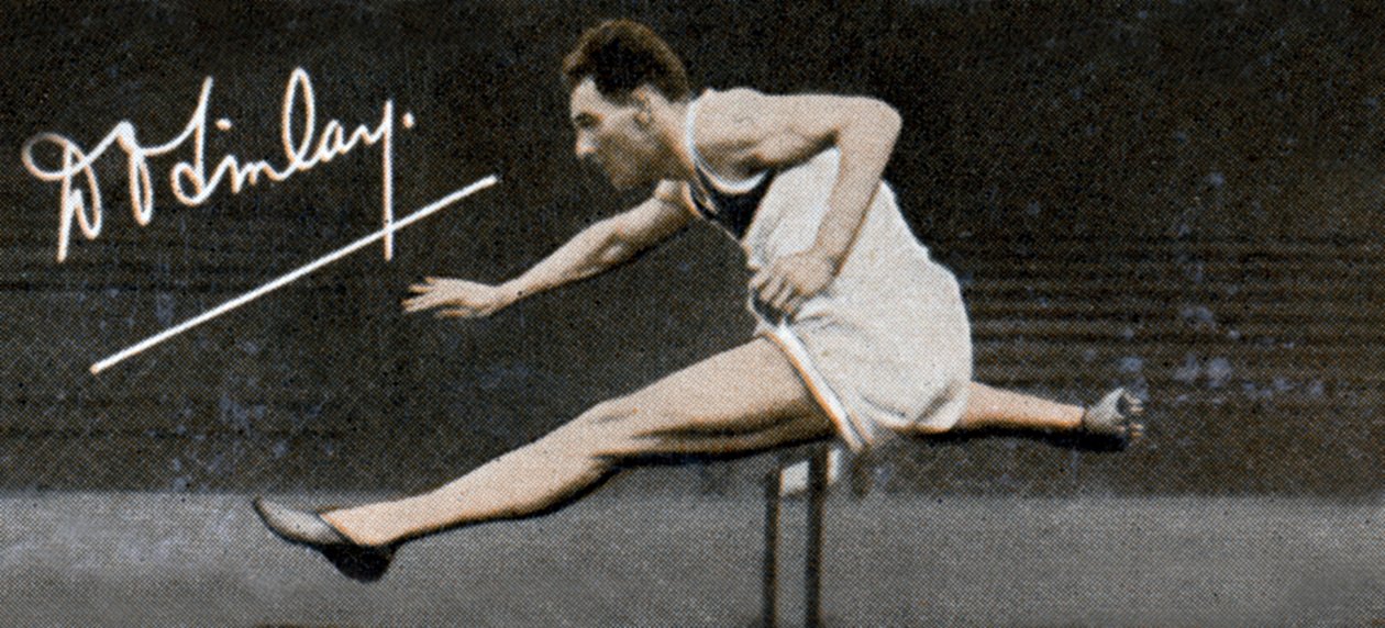 Gruppekaptein Donald Don Osborne Finlay, Storbritannia og olympisk hekkeløper, 1935 av Unbekannt
