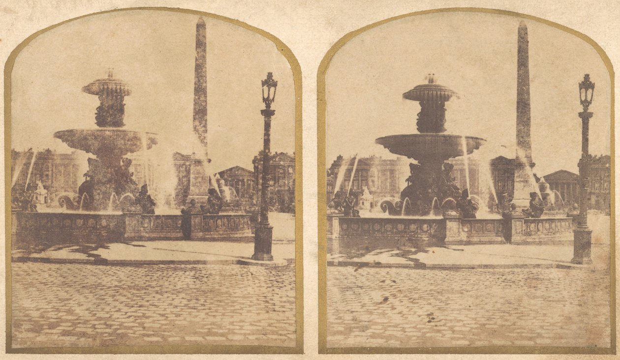 [Gruppe av 17 tidlige kalotype-stereografvisninger], 1840-50-tallet, 1840-50-tallet. av Unbekannt