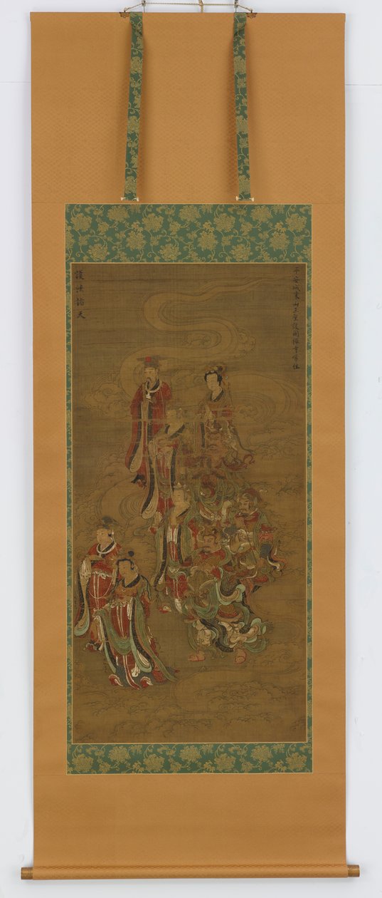 Gruppe av deva og devi, Nanbokucho-perioden, 1300-1400-tallet. av Unbekannt