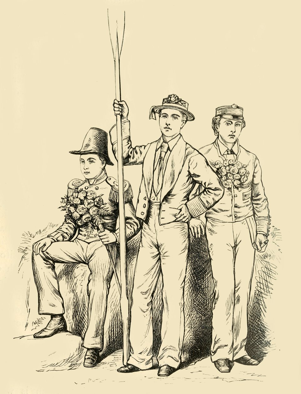 Gruppe den fjerde juni 1911. av Unbekannt