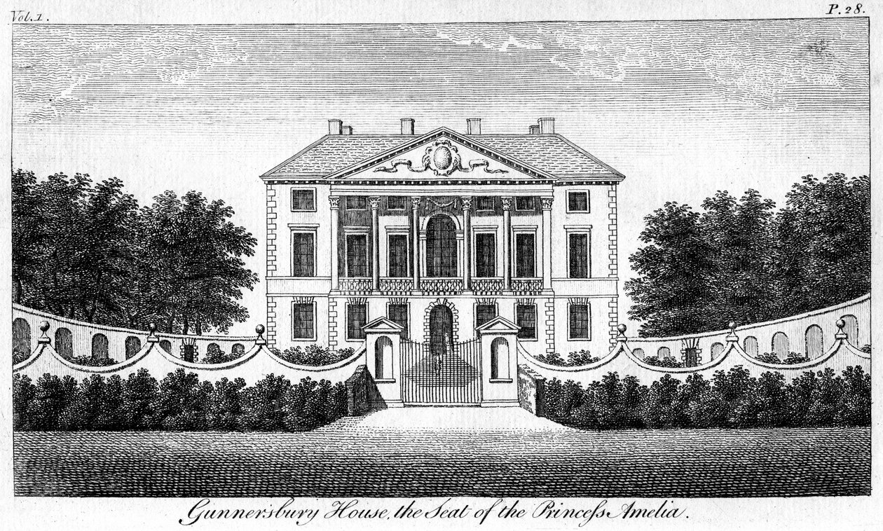 Gunnersbury House, setet til prinsesse Amelia av Unbekannt