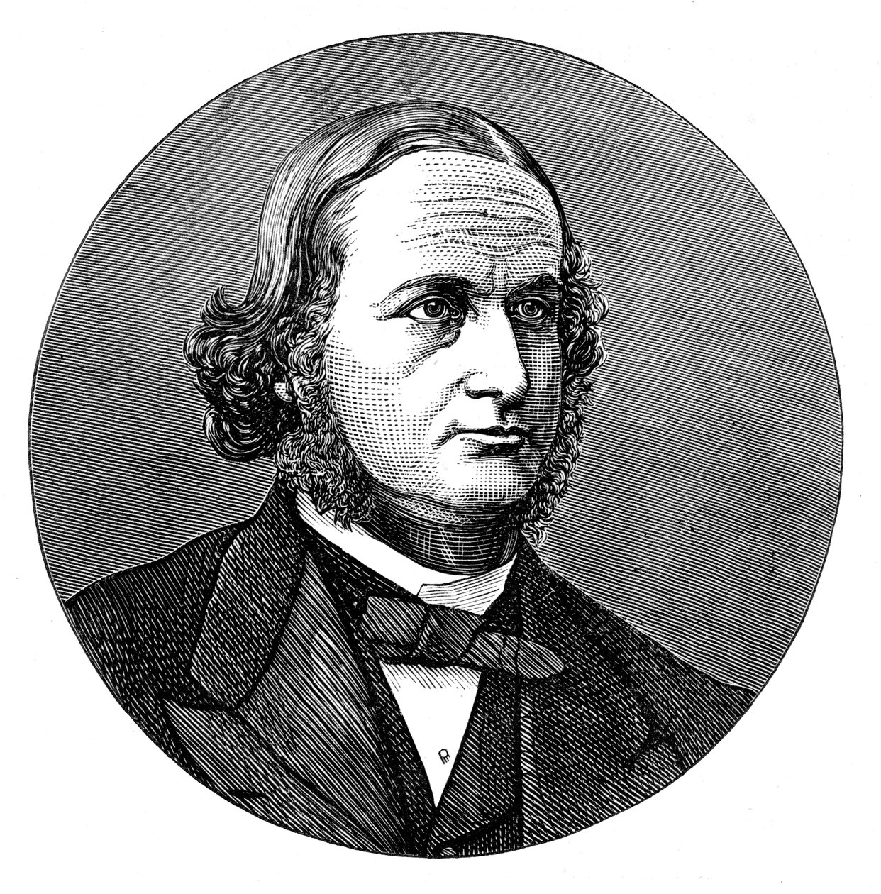Gustav Robert Kirchhoff , tysk fysiker, 1876 av Unbekannt