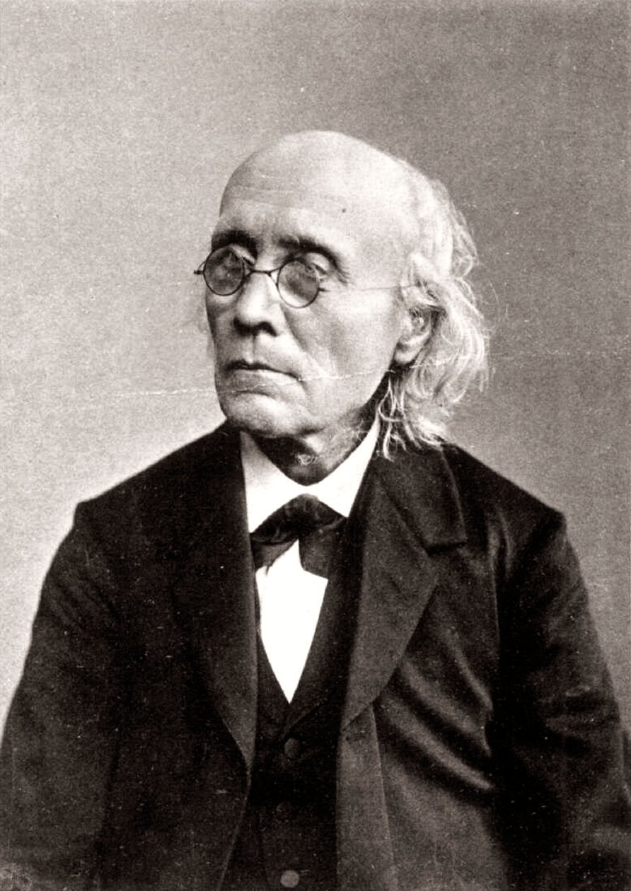 Gustav Theodor Fechner , tysk eksperimentell psykolog, c1883-c1884 av Unbekannt