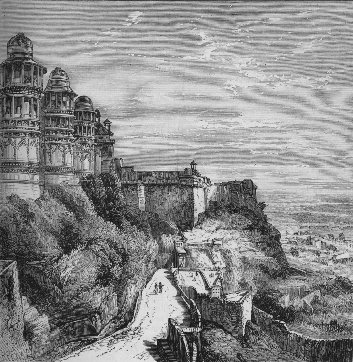 Gwalior, c1880 av Unbekannt