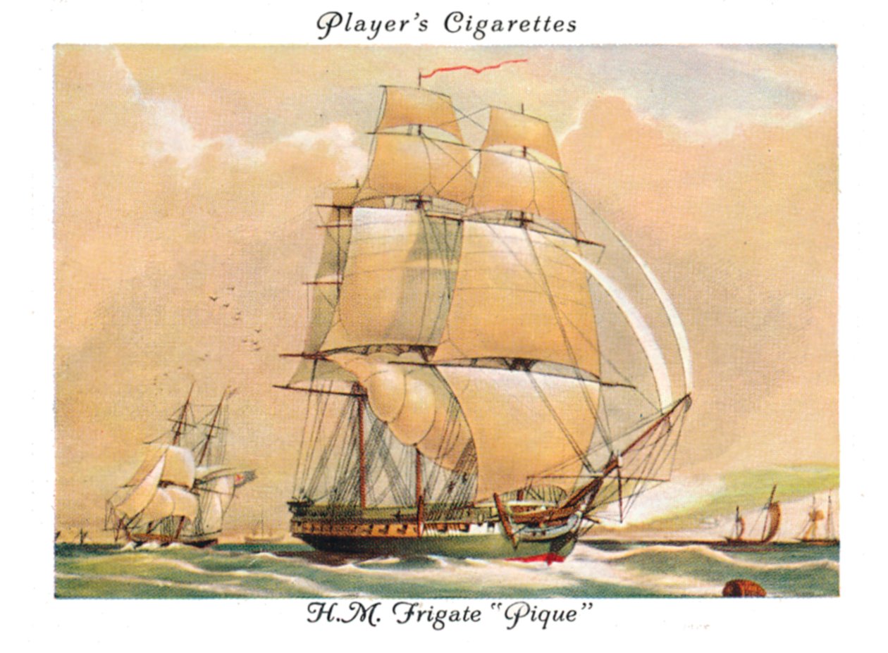 H.M. Fregate Pique, 1936. av Unbekannt
