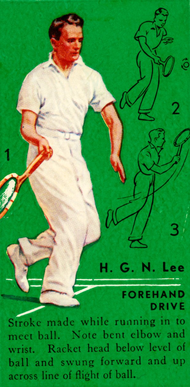 H. G. N. Lee - Forehand Drive, c1935. av Unbekannt