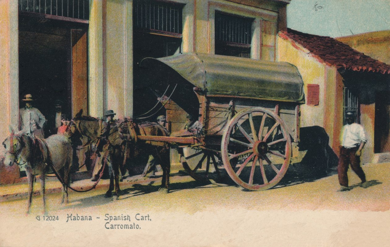 Havana - Spansk vogn. Carromato, c1907 av Unbekannt