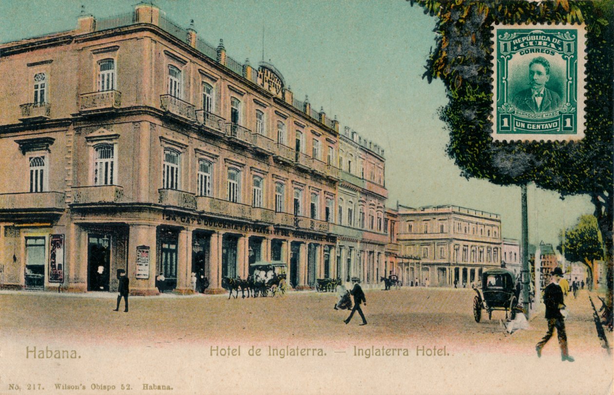 Havanna. England hotell. -England Hotel, Cuba, ca 1910-tallet av Unbekannt