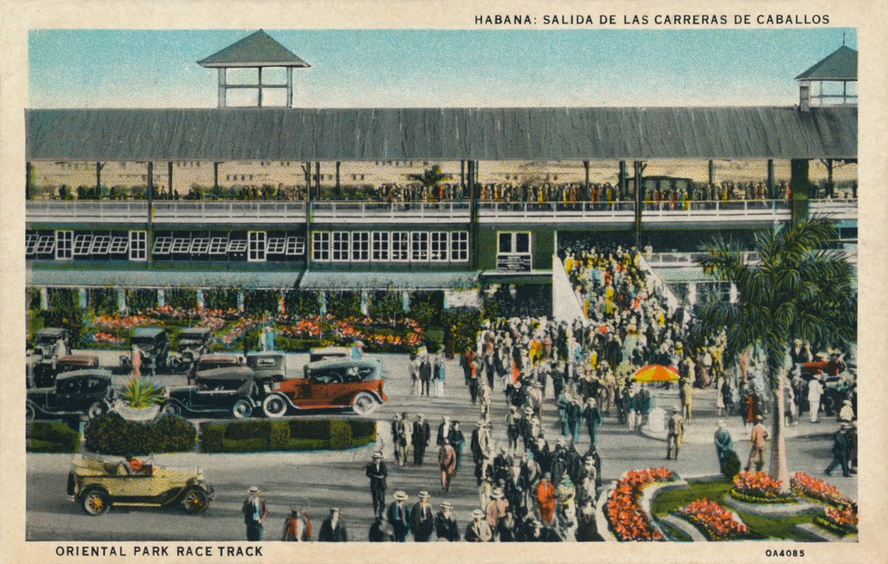 Havana: Hesteveddeløp avgang. Eastern Park Race Track, c1910 av Unbekannt