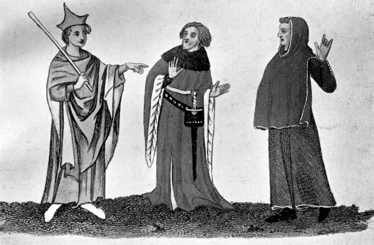 Vaner for lovoffiserer, 1300-1400-tallet, 1910 av Unbekannt