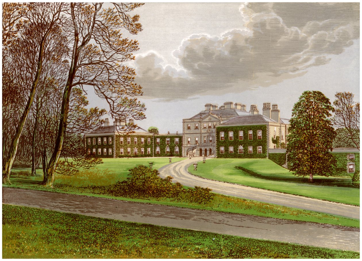 Haddo House, Aberdeenshire, hjemmet til jarlen av Aberdeen, c1880 av Unbekannt