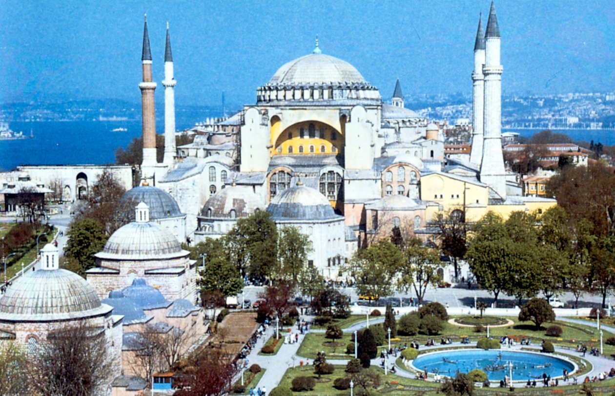 Hagia Sophia, Istanbul Konstantinopel, Tyrkia, 1980-tallet av Unbekannt
