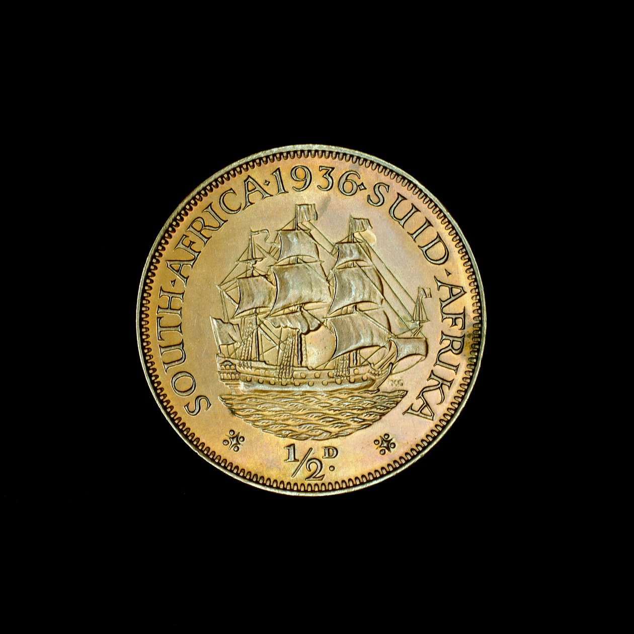 Half-Penny Coin, Sør-Afrika av Unbekannt