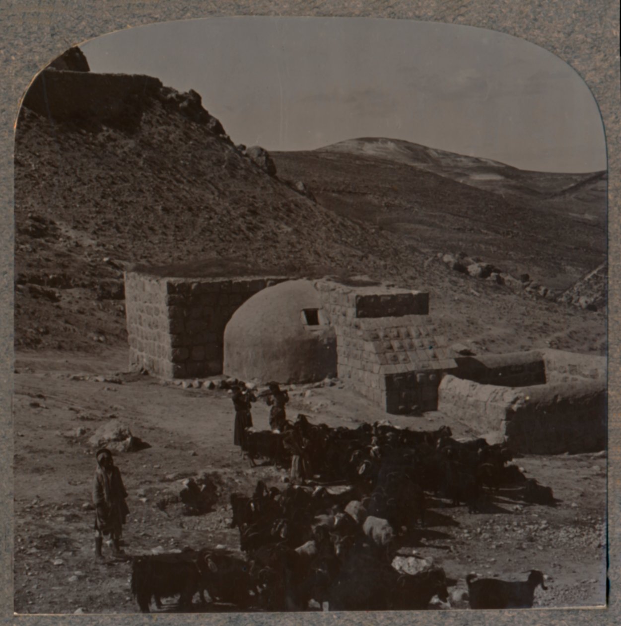 Halvveis vertshus på reisen til Jeriko, c1900 av Unbekannt