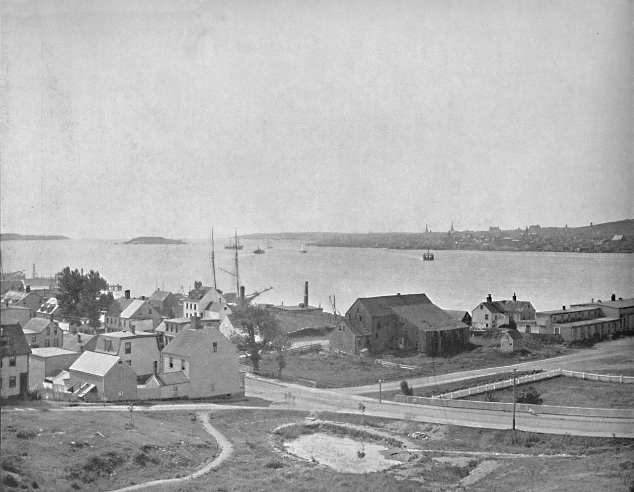 Halifax Harbor, Nova Scotia, nær Dartmouth, c1897. av Unbekannt