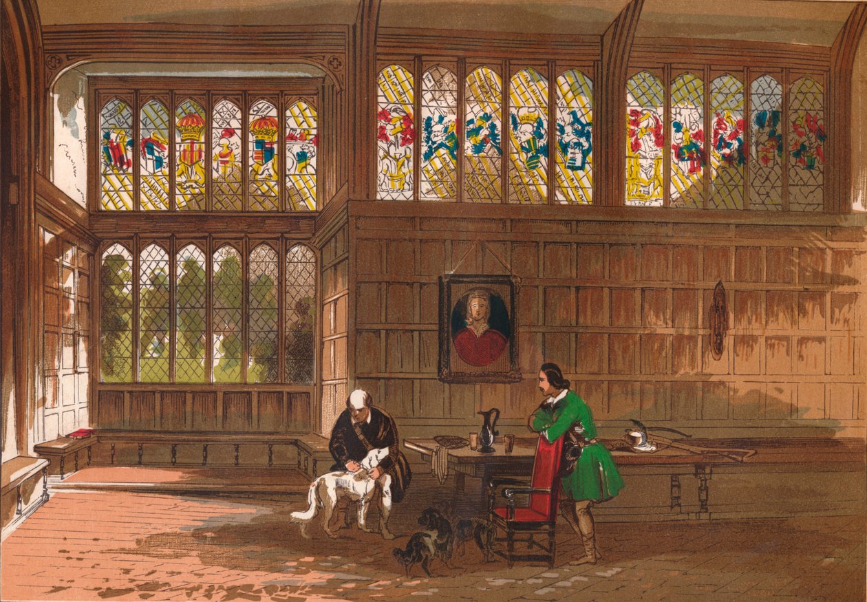 Hall i Ockwells, Berkshire, 1845 av Unbekannt