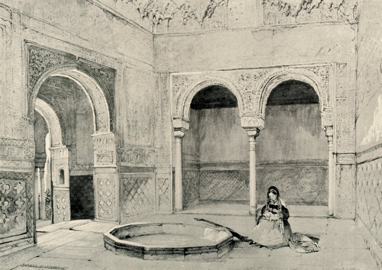 Hall of the Abencerrages, 1800-tallet, 1907. av Unbekannt