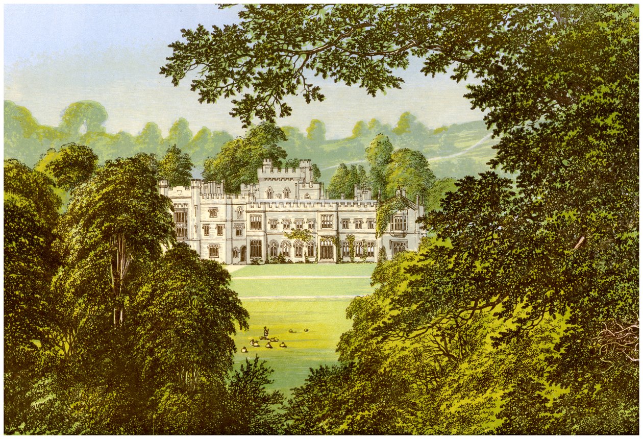 Hampton Court, Herefordshire, hjemmet til Arkwright-familien, c1880 av Unbekannt