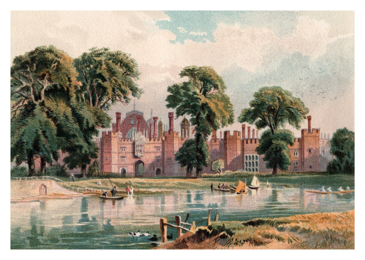 Hampton Court Palace, 1880 av Unbekannt