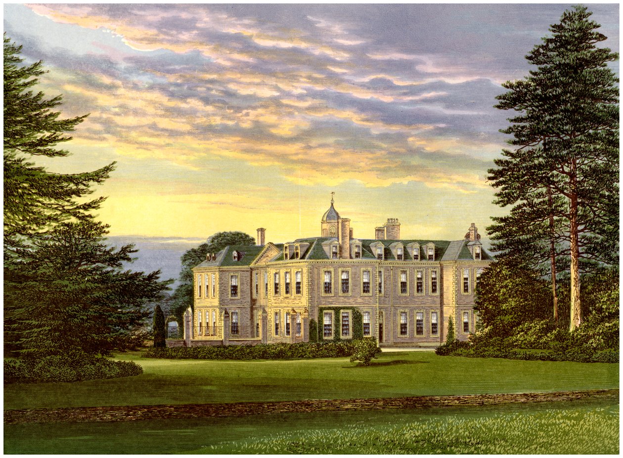 Hanbury Hall, Worcestershire, hjemmet til Vernon-familien, c1880 av Unbekannt