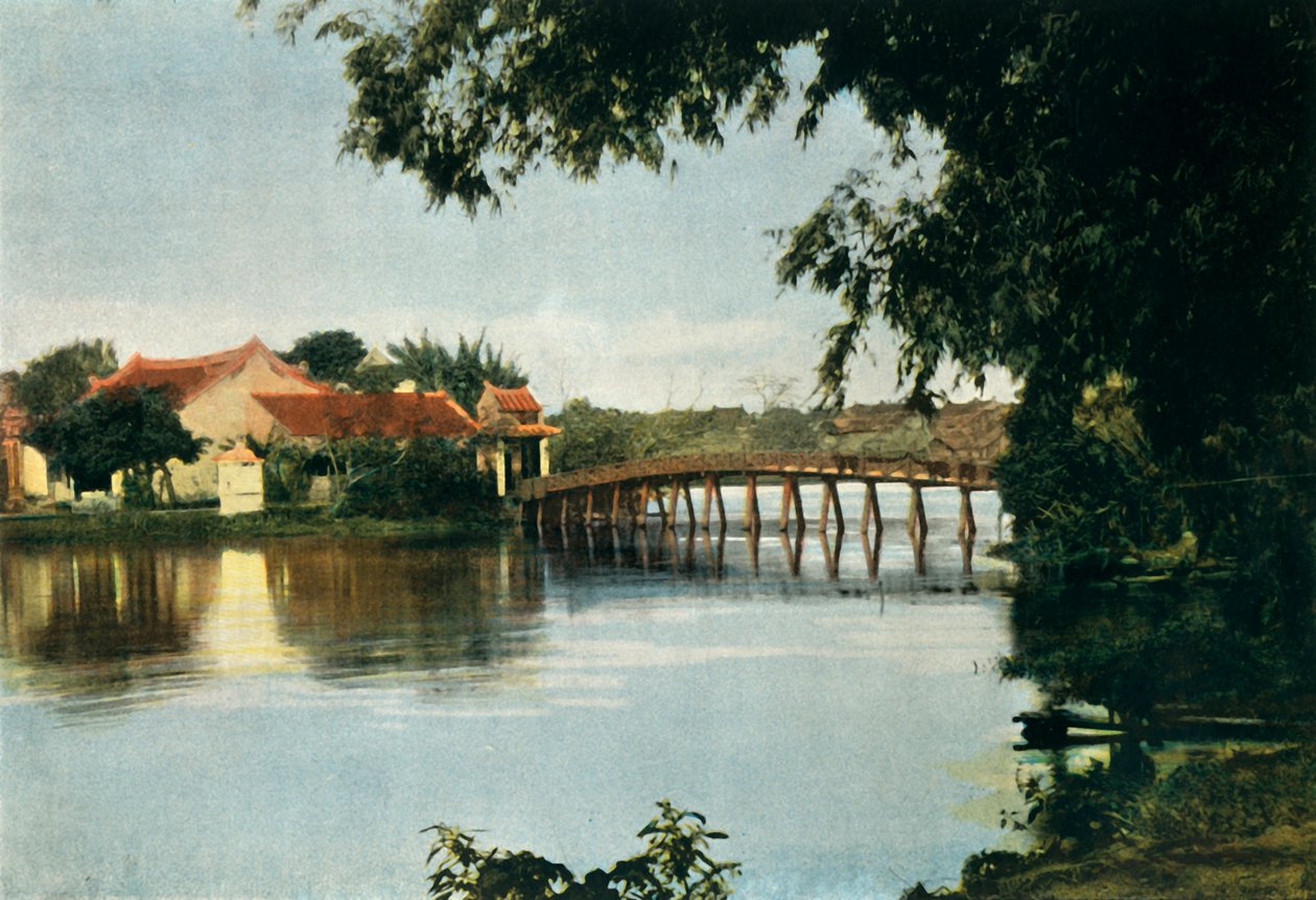 Ha Noi. Den lille innsjøen, Hanoi. Den lille innsjøen, 1900. av Unbekannt