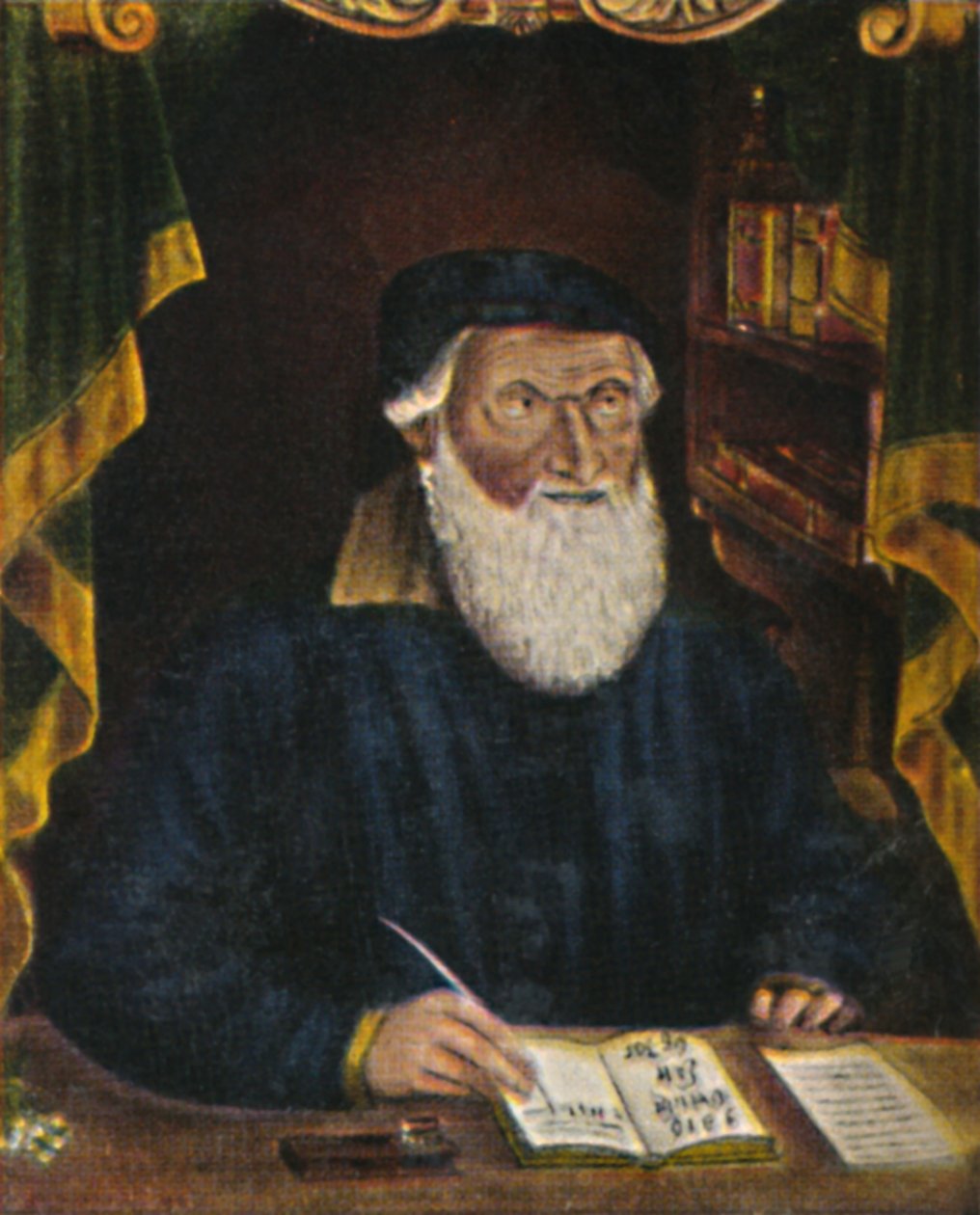 Hans Sachs 1494-1576. Gravering av Hans Weygel, 1934. av Unbekannt