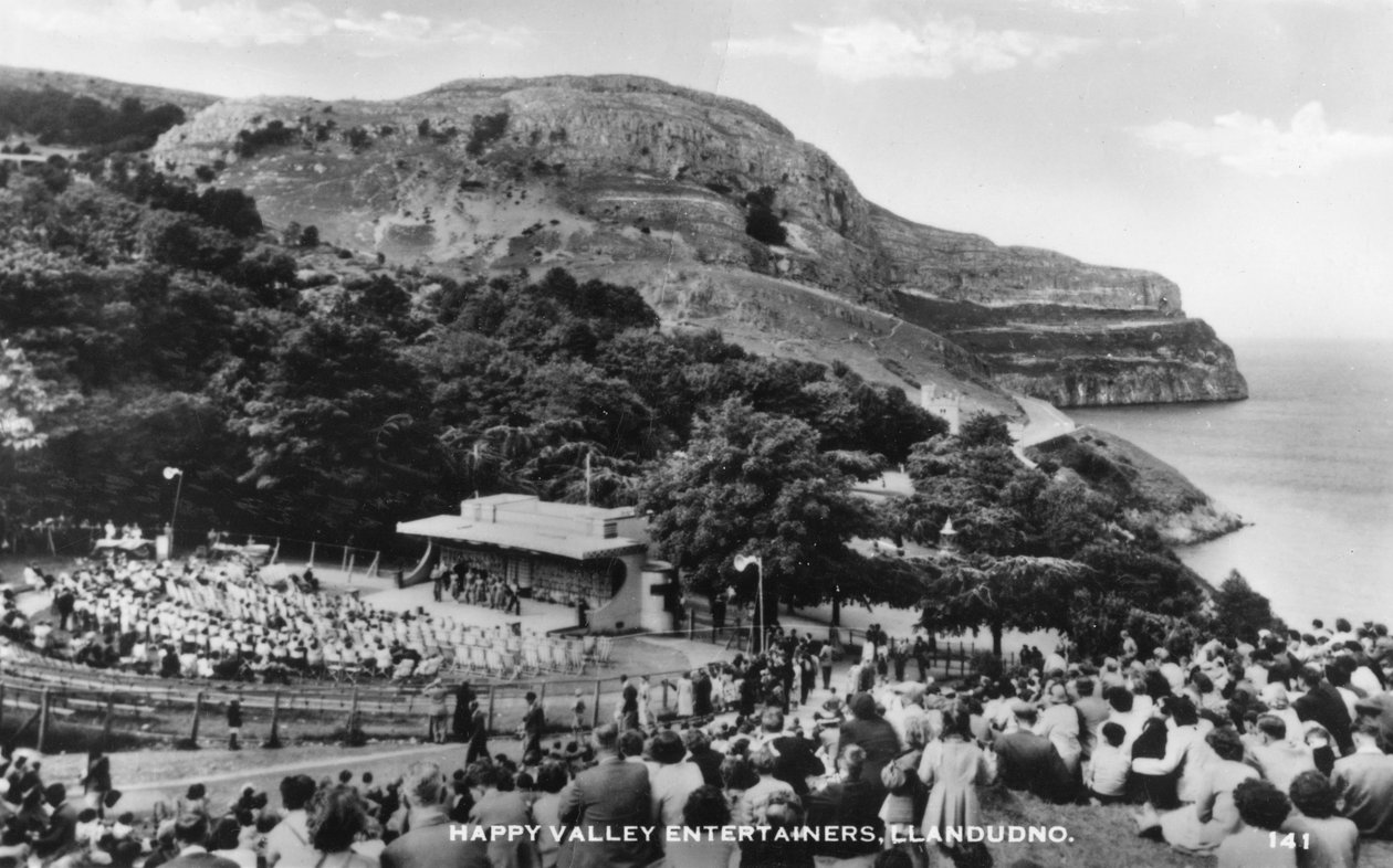 Happy Valley-underholdere, Llandudno, 1900-tallet av Unbekannt