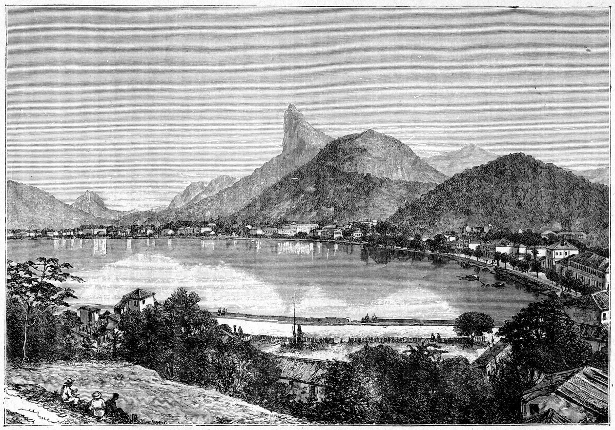 Havnen i Rio de Janeiro, 1898 av Unbekannt
